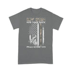 Scotstee Shop - My Son Has Your Back Marine Dad Camouflage 4th Of July Shirt Marine Dad Shirts
