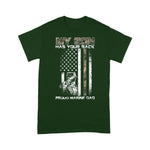 Scotstee Shop - My Son Has Your Back Marine Dad Camouflage 4th Of July Shirt Marine Dad Shirts