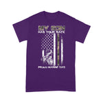Scotstee Shop - My Son Has Your Back Marine Dad Camouflage 4th Of July Shirt Marine Dad Shirts