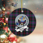 Nairn Scottish Clan Badge Plaid Ornament Gift. Christmas Tree Ornament Nairn Clan Tartan Ornament Great Christmas Ornaments Gift - Scotstee Shop