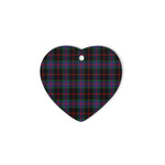 Nairn Tartan Heart Ornaments, Christmas Tree Ornament, Plaid Christmas Ornaments, Ceramic Heart Christmas Tree Decoration, Christmas Ornament, Plaid Ornament, Tartan Ornament, Buffalo Plaid Ornament