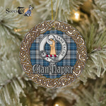 Napier Celtic Circle Plaid Ornament Gift. Christmas Tree Ornament Tartan Ornament Great Christmas Ornaments Gift - Scotstee Shop