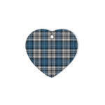 Napier Modern Tartan Heart Ornaments, Christmas Tree Ornament, Plaid Christmas Ornaments, Ceramic Heart Christmas Tree Decoration, Christmas Ornament, Plaid Ornament, Tartan Ornament, Buffalo Plaid Ornament