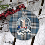 Napier Scottish Clan Badge Plaid Ornament Gift. Christmas Tree Ornament Napier Clan Tartan Ornament Great Christmas Ornaments Gift - Scotstee Shop