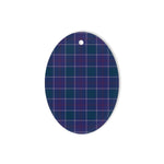 Navy US Edzell Tartan Tartan Oval Ornaments, Christmas Tree Ornament, Plaid Christmas Ornaments, Ceramic Oval Christmas Tree Decoration, Tartan Oval Ornaments, Christmas Tree Ornament, Plaid Christmas Ornaments, Ceramic Oval Christmas Tree Decoration