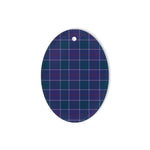 Navy US Edzell Tartan Tartan Oval Ornaments, Christmas Tree Ornament, Plaid Christmas Ornaments, Ceramic Oval Christmas Tree Decoration, Tartan Oval Ornaments, Christmas Tree Ornament, Plaid Christmas Ornaments, Ceramic Oval Christmas Tree Decoration