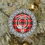 Nesbitt Clan Tartan Crest Badge Plaid Ornament Gift. Christmas Tree Ornament Tartan Ornament Great Christmas Ornaments Gift - Scotstee Shop