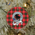 Nesbitt Scottish Clan Badge Plaid Ornament Gift. Christmas Tree Ornament Nesbitt Clan Tartan Ornament Great Christmas Ornaments Gift - Scotstee Shop