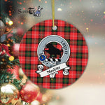 Nesbitt Scottish Clan Badge Plaid Ornament Gift. Christmas Tree Ornament Nesbitt Clan Tartan Ornament Great Christmas Ornaments Gift - Scotstee Shop