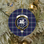Nevoy Scottish Clan Plaid Ornament Gift. Christmas Tree Ornament Nevoy Clan Tartan Ornament Great Christmas Ornaments Gift - Scotstee Shop