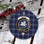 Nevoy Scottish Clan Plaid Ornament Gift. Christmas Tree Ornament Nevoy Clan Tartan Ornament Great Christmas Ornaments Gift - Scotstee Shop