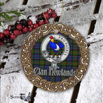 Newlands Celtic Circle Plaid Ornament Gift. Christmas Tree Ornament Tartan Ornament Great Christmas Ornaments Gift - Scotstee Shop