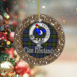 Newlands Celtic Circle Plaid Ornament Gift. Christmas Tree Ornament Tartan Ornament Great Christmas Ornaments Gift - Scotstee Shop
