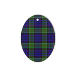Newman Tartan Oval Ornaments, Christmas Tree Ornament, Plaid Christmas Ornaments, Ceramic Oval Christmas Tree Decoration, Tartan Oval Ornaments, Christmas Tree Ornament, Plaid Christmas Ornaments, Ceramic Oval Christmas Tree Decoration