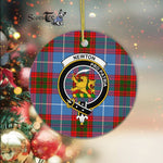 Newton Scottish Clan Plaid Ornament Gift. Christmas Tree Ornament Newton Clan Tartan Ornament Great Christmas Ornaments Gift - Scotstee Shop