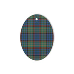 Nicolson Hunting Ancient Tartan Oval Ornaments, Christmas Tree Ornament, Plaid Christmas Ornaments, Ceramic Oval Christmas Tree Decoration, Tartan Oval Ornaments, Christmas Tree Ornament, Plaid Christmas Ornaments, Ceramic Oval Christmas Tree Decoration