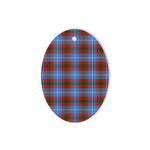Nicolson Tartan Oval Ornaments, Christmas Tree Ornament, Plaid Christmas Ornaments, Ceramic Oval Christmas Tree Decoration, Tartan Oval Ornaments, Christmas Tree Ornament, Plaid Christmas Ornaments, Ceramic Oval Christmas Tree Decoration