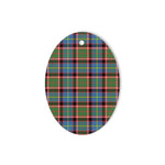 Norvel Tartan Oval Ornaments, Christmas Tree Ornament, Plaid Christmas Ornaments, Ceramic Oval Christmas Tree Decoration, Tartan Oval Ornaments, Christmas Tree Ornament, Plaid Christmas Ornaments, Ceramic Oval Christmas Tree Decoration