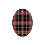 Norwegian Night Tartan Oval Ornaments, Christmas Tree Ornament, Plaid Christmas Ornaments, Ceramic Oval Christmas Tree Decoration, Tartan Oval Ornaments, Christmas Tree Ornament, Plaid Christmas Ornaments, Ceramic Oval Christmas Tree Decoration