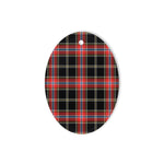 Norwegian Night Tartan Oval Ornaments, Christmas Tree Ornament, Plaid Christmas Ornaments, Ceramic Oval Christmas Tree Decoration, Tartan Oval Ornaments, Christmas Tree Ornament, Plaid Christmas Ornaments, Ceramic Oval Christmas Tree Decoration