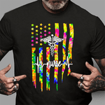 Scotstee Shop - Nurse American Flag US Patriotic Tie Dye Hippie Nursing 4th Of July Shirt