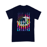 Scotstee Shop - Nurse American Flag US Patriotic Tie Dye Hippie Nursing 4th Of July Shirt