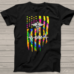 Scotstee Shop - Nurse American Tie Dye Flag USA Flag Proud Patriotic Nurse 4th Of July Shirt nurse t shirts