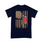 Scotstee Shop - Nurse Essential Frontline Hero USA Flag 4th Of July Shirt nurse t shirts