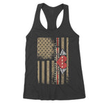Nurse Essential Frontline Hero USA Flag Women's Tank Top nurse t shirts - Scotstee Shop