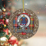 Ogilvie Celtic Circle Plaid Ornament Gift. Christmas Tree Ornament Tartan Ornament Great Christmas Ornaments Gift - Scotstee Shop