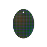 Ogilvie Hunting Tartan Oval Ornaments, Christmas Tree Ornament, Plaid Christmas Ornaments, Ceramic Oval Christmas Tree Decoration, Tartan Oval Ornaments, Christmas Tree Ornament, Plaid Christmas Ornaments, Ceramic Oval Christmas Tree Decoration