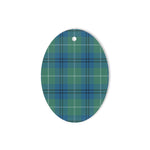 Oliphant Ancient Tartan Oval Ornaments, Christmas Tree Ornament, Plaid Christmas Ornaments, Ceramic Oval Christmas Tree Decoration, Tartan Oval Ornaments, Christmas Tree Ornament, Plaid Christmas Ornaments, Ceramic Oval Christmas Tree Decoration
