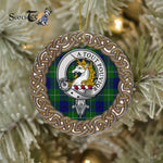 Oliphant Celtic Circle Plaid Ornament Gift. Christmas Tree Ornament Tartan Ornament Great Christmas Ornaments Gift - Scotstee Shop