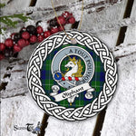 Oliphant Tartan Ornament,  ceramic ornament, personalized christmas ornaments, christmas tree ornaments, christmas door decorations, Plaid Ornament, Tartan Ceramic Ornament