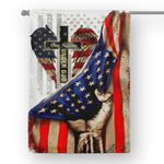 One Nation Under God Distressed Flag, Patriotic Christian American Flag 4th Of July House Flag Patriotic Christian Flags One Nation Under God Flag - Scotstee Shop