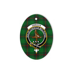 Orrock Clan Plaid Ornament Gift. Christmas Tree Ornament Orrock Clan Tartan Ornament Great Christmas Ornaments Gift Oval Ornament - Scotstee Shop