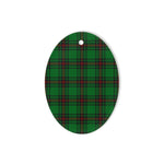 Orrock Tartan Oval Ornaments, Christmas Tree Ornament, Plaid Christmas Ornaments, Ceramic Oval Christmas Tree Decoration, Tartan Oval Ornaments, Christmas Tree Ornament, Plaid Christmas Ornaments, Ceramic Oval Christmas Tree Decoration