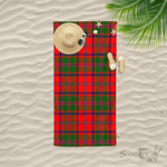 Scotstee Shop - Scotstee Shop Tartan Beach Towels Clan Stewart Muted Blue Tartan Plaid Beach Towel