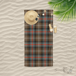 Scotstee Shop - Scotstee Shop Tartan Beach Towels Clan Strathclyde District Tartan Plaid Beach Towel
