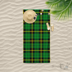 Scotstee Shop - Scotstee Shop Tartan Beach Towels Clan Wemyss Tartan Plaid Beach Towel