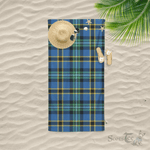 Scotstee Shop Oversized Beach Towels Clan Weir Ancient Stripe Beach Towel Tartan Plaid Beach Towel, Tartan Beach Towel, Plaid Beach Towel, stripe Beach Towel