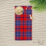 Scotstee Shop Oversized Beach Towels Clan Wishart Dress Stripe Beach Towel Tartan Plaid Beach Towel, Tartan Beach Towel, Plaid Beach Towel, stripe Beach Towel