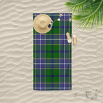 Scotstee Shop Oversized Beach Towels Clan Wishart Hunting Stripe Beach Towel Tartan Plaid Beach Towel, Tartan Beach Towel, Plaid Beach Towel, stripe Beach Towel