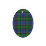 Paterson Ancient Tartan Oval Ornaments, Christmas Tree Ornament, Plaid Christmas Ornaments, Ceramic Oval Christmas Tree Decoration, Tartan Oval Ornaments, Christmas Tree Ornament, Plaid Christmas Ornaments, Ceramic Oval Christmas Tree Decoration