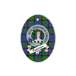 Paterson Scottish Clan Badge Plaid Ornament Gift. Christmas Tree Ornament Paterson Tartan Ornament,  ceramic ornament, personalized christmas ornaments, christmas tree ornaments, christmas door decorations, Plaid Ornament, Tartan Ceramic Ornament