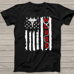Scotstee Shop - Patriotic American USA Flag Correctional & RN Nurse 4th Of July Shirt