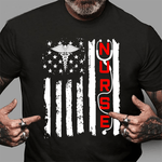 Scotstee Shop - Patriotic American USA Flag Correctional & RN Nurse 4th Of July Shirt