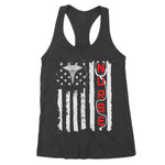 Patriotic American USA Flag Correctional & RN Nurse Women's Tank Top - Scotstee Shop