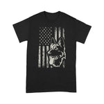 Scotstee Shop - Patriotic German Shepherd American Flag Dog Lover Gift 4th Of July Shirt Patriotic German Shepherd T Shirt