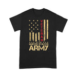 Scotstee Shop - Patriotic U.S Army Veteran Red Line American Flag Vintage 4th Of July Shirt Army Veteran Shirts Army Mom Shirt Army Shirts
